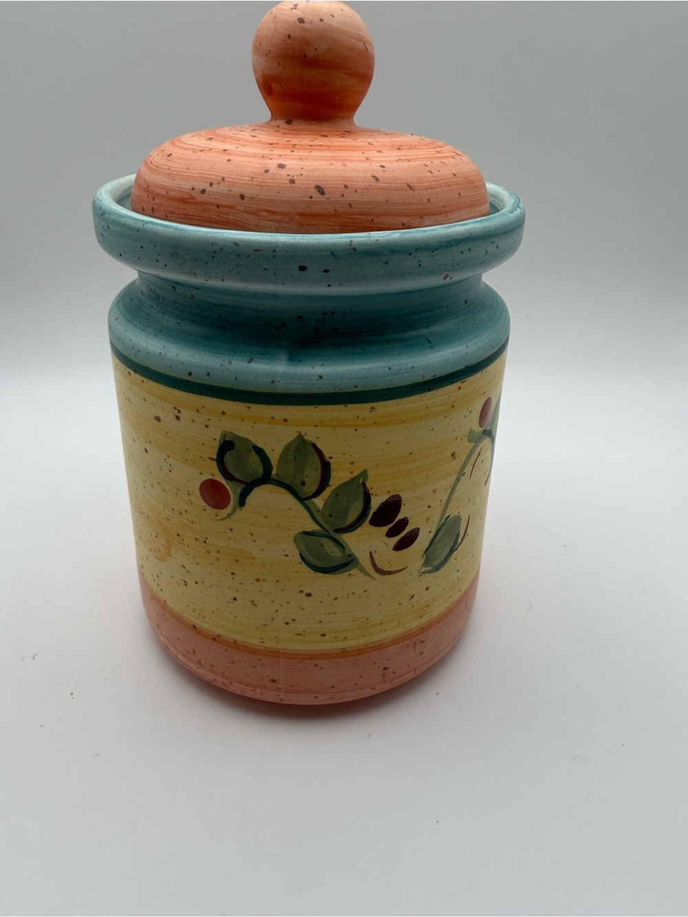 Lilian Vernon Small Stoneware Food Storage Canister